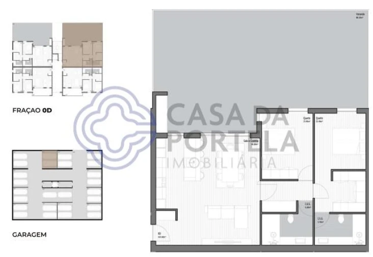 Apartamento T2 para Venda em Poiares (Santo Andre) Foto 19