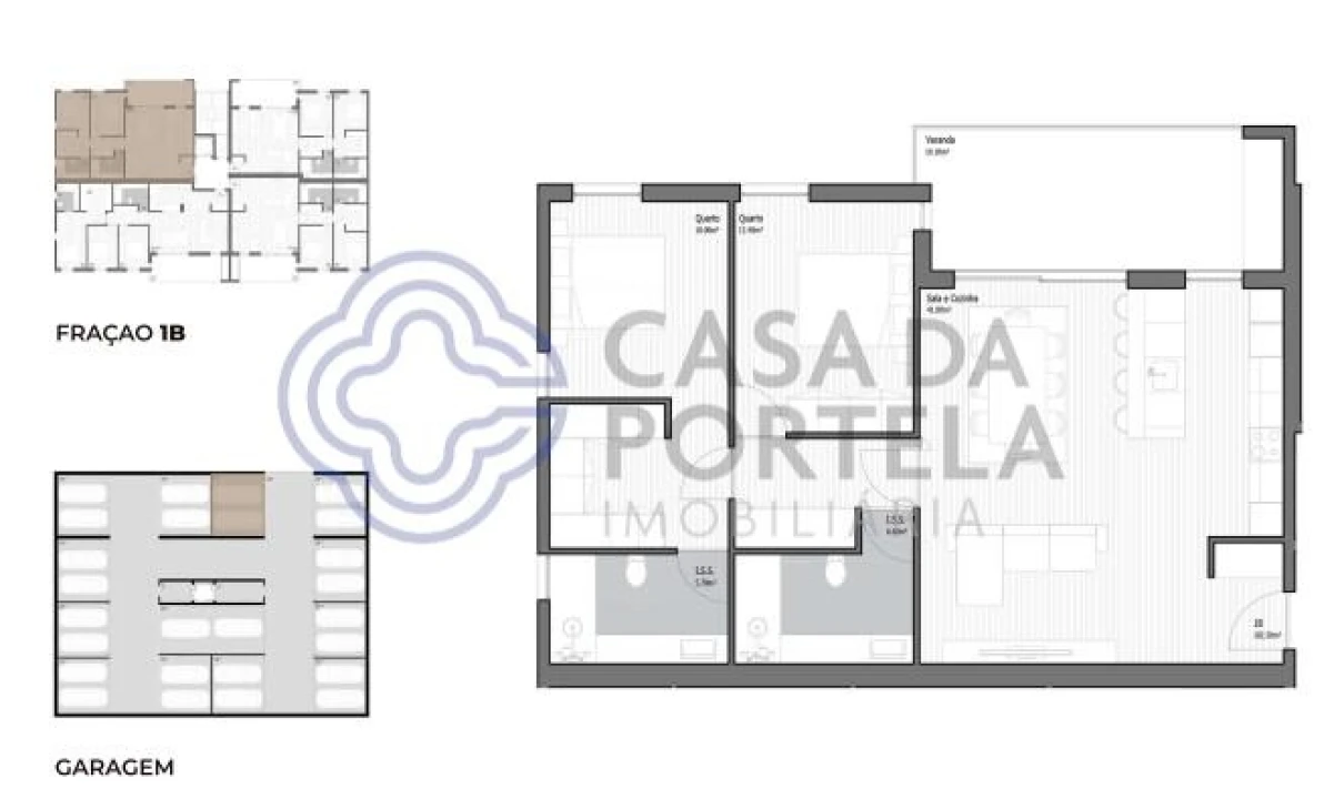 Apartamento T2 para Venda em Poiares (Santo Andre) Foto 19