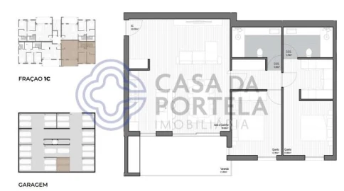 Apartamento T2 para Venda em Poiares (Santo Andre)
