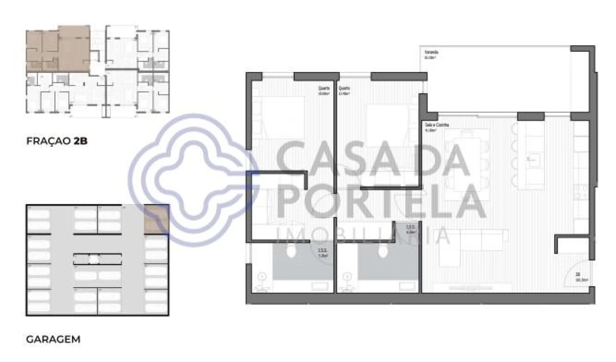 Apartamento T2 para Venda em Poiares (Santo Andre) Foto 19