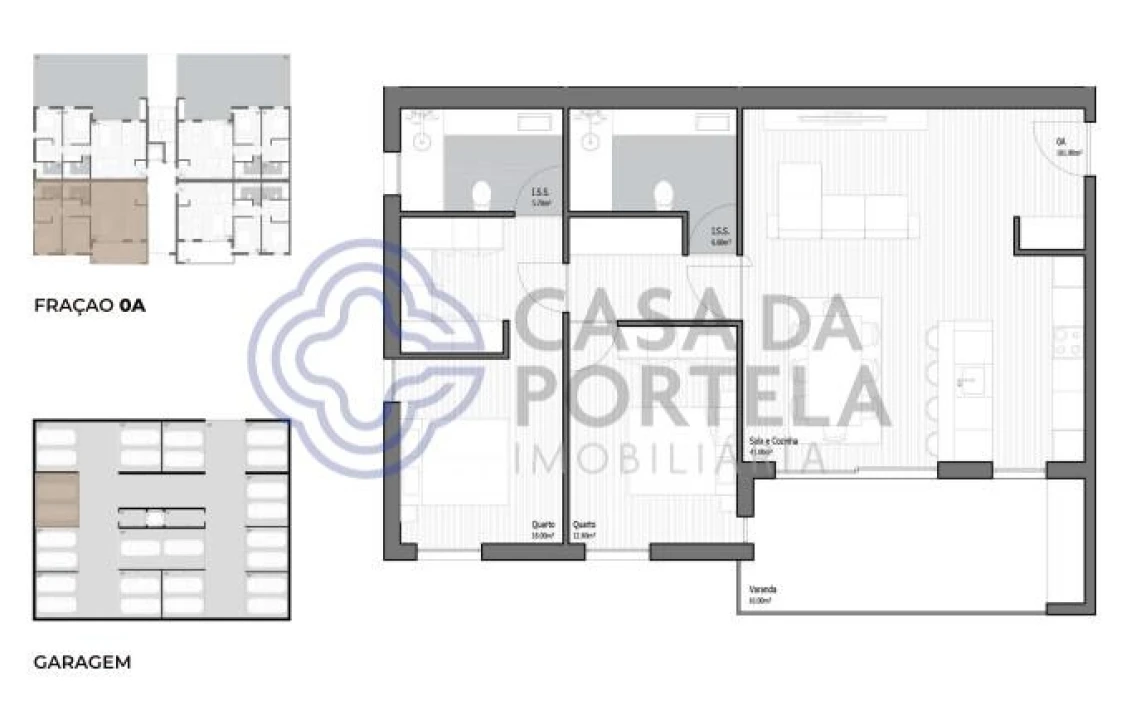 Apartamento T2 para Venda em Poiares (Santo Andre) Foto 19