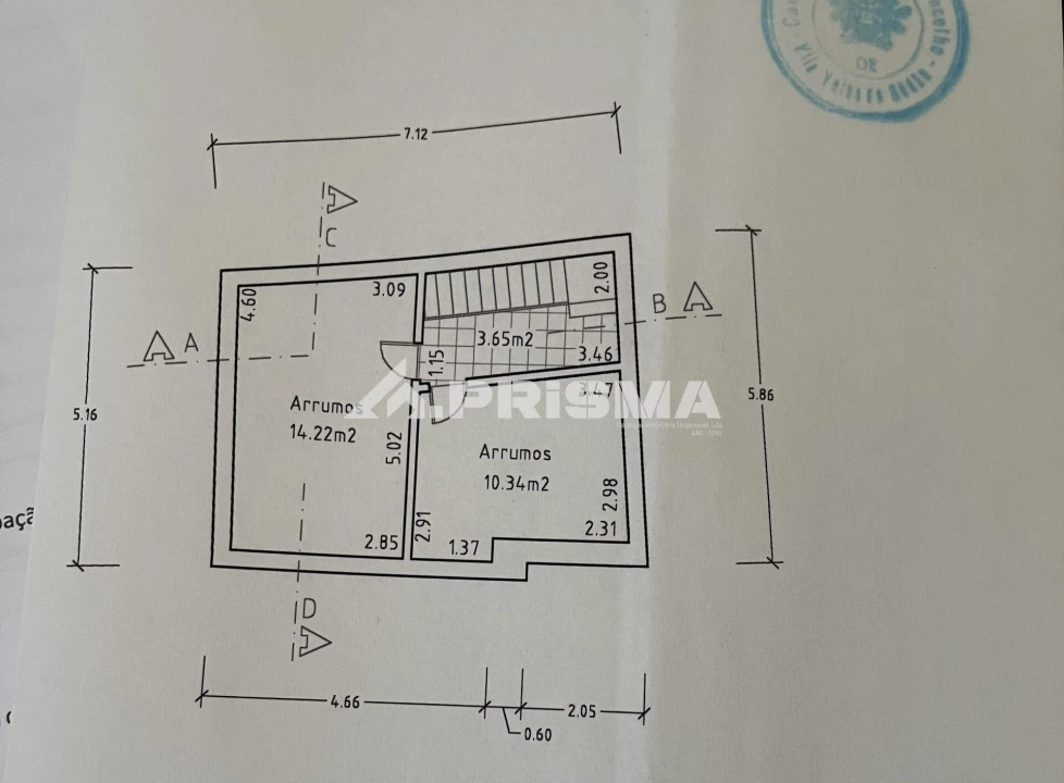 Moradia T2 para Venda em Fratel Planta 2