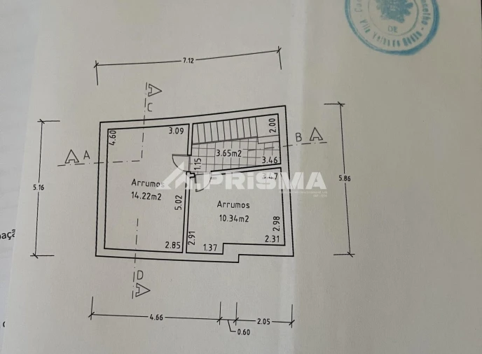 Moradia T2 para Venda em Fratel Planta 2