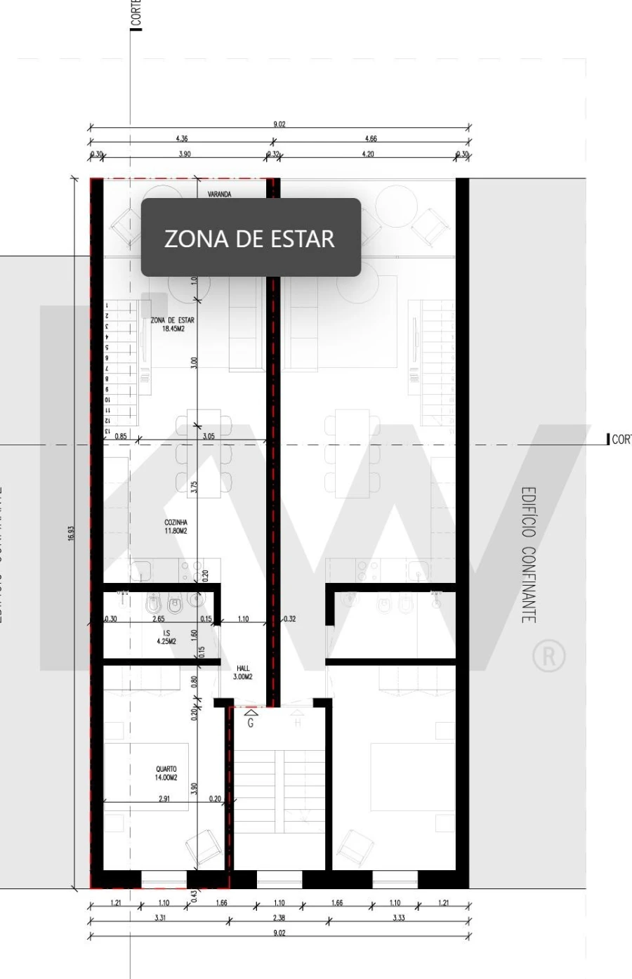 Apartamento T3 para Arrendamento em Moscavide e Portela Planta 1
