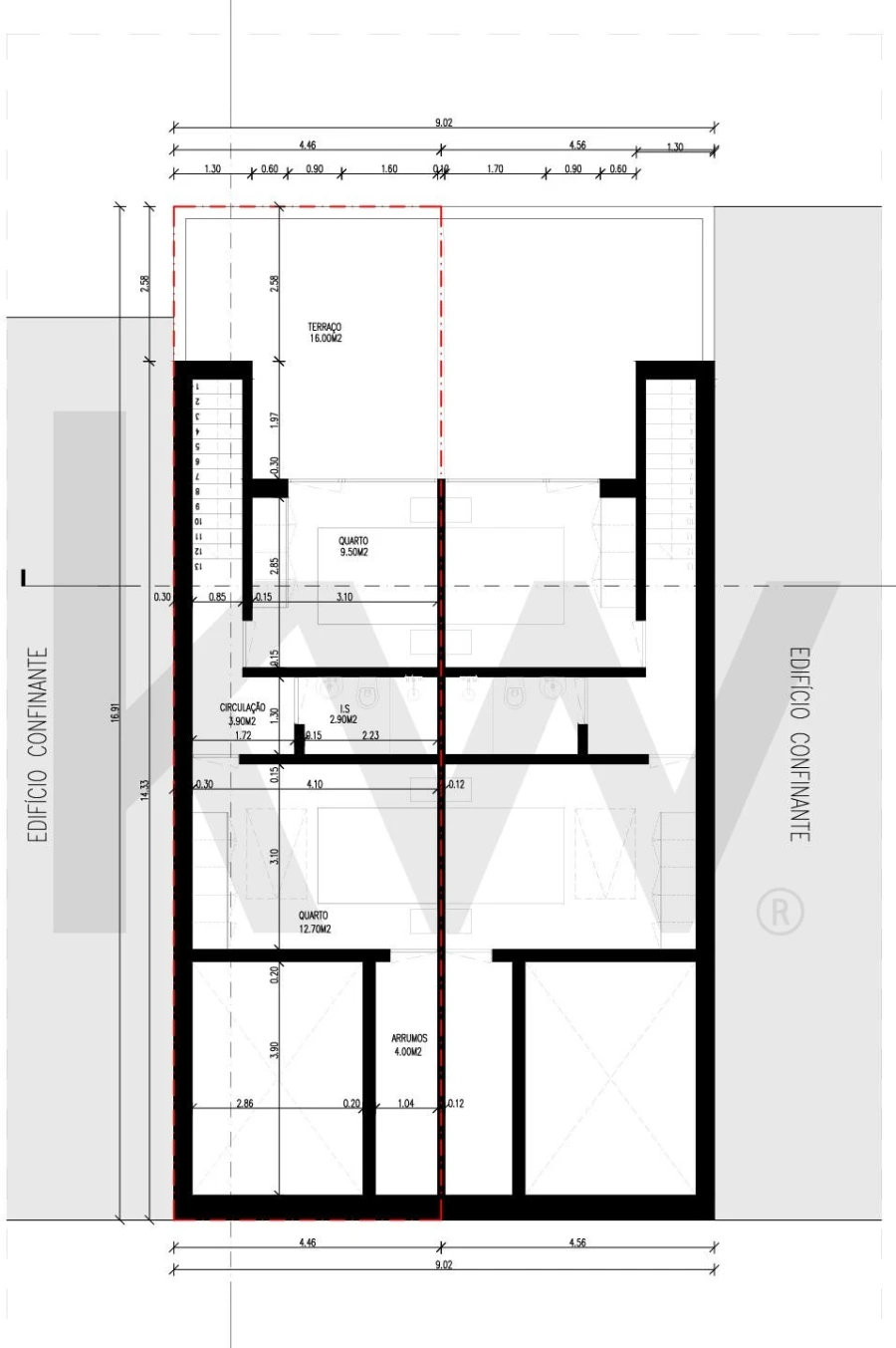 Apartamento T3 para Arrendamento em Moscavide e Portela Planta 2