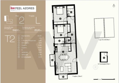 Apartamento T2 para Venda em Ponta Delgada (São José)