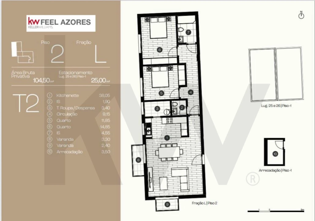 Apartamento T2 para Venda em Ponta Delgada (São José) Foto 7