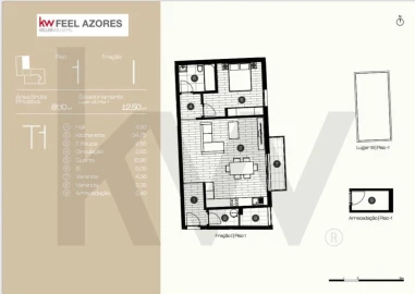 Apartamento T1 para Venda em Ponta Delgada (São José)