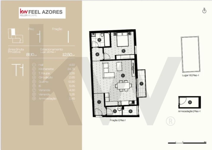 Apartamento T1 para Venda em Ponta Delgada (São José) Foto 6