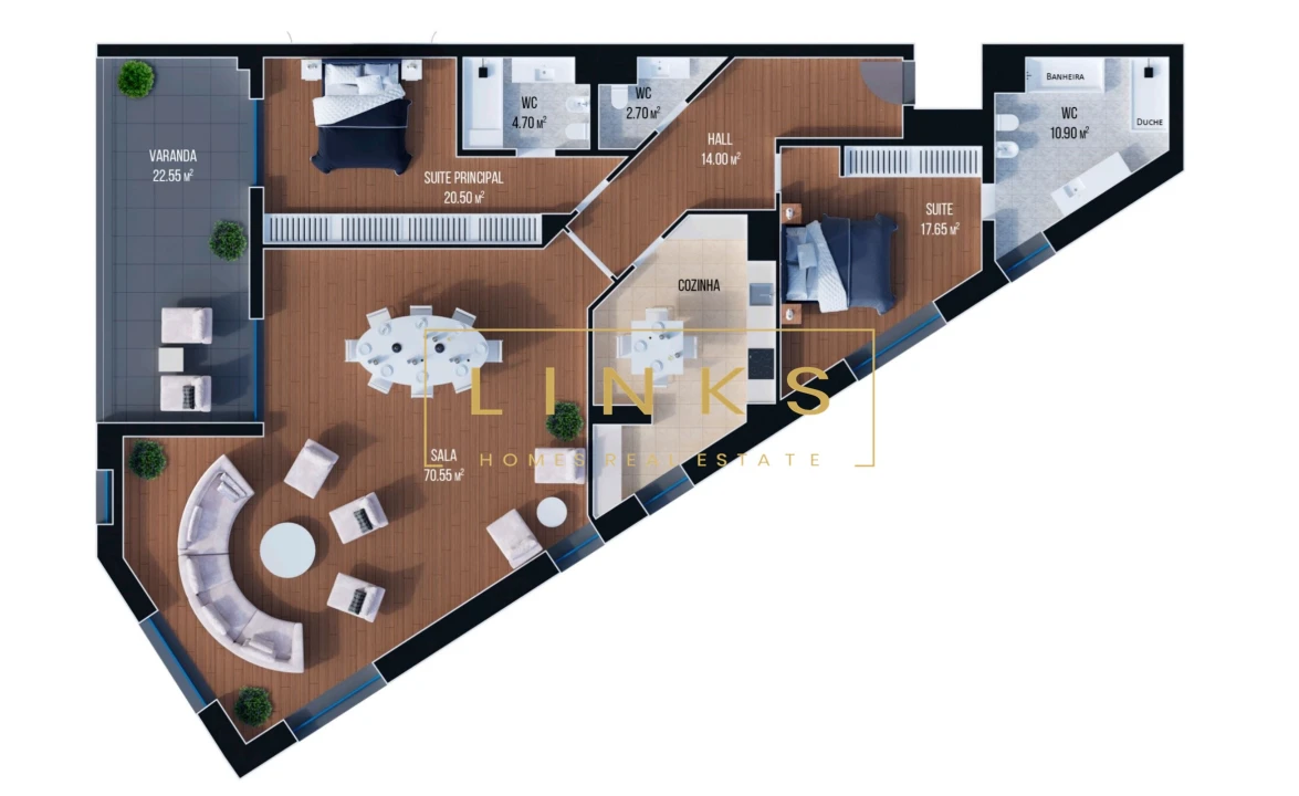 Apartamento T2 para Venda em São Martinho Foto 36