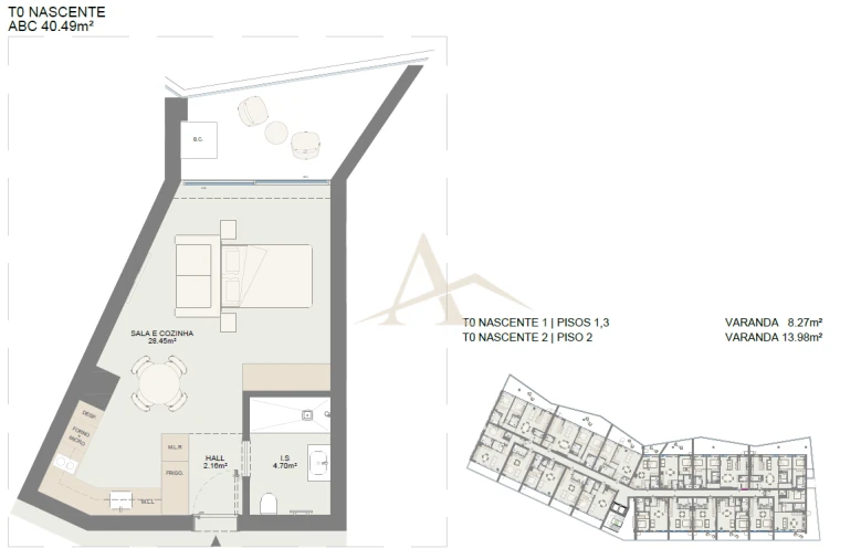 Apartamento para Venda em Oliveira do Douro Planta 1