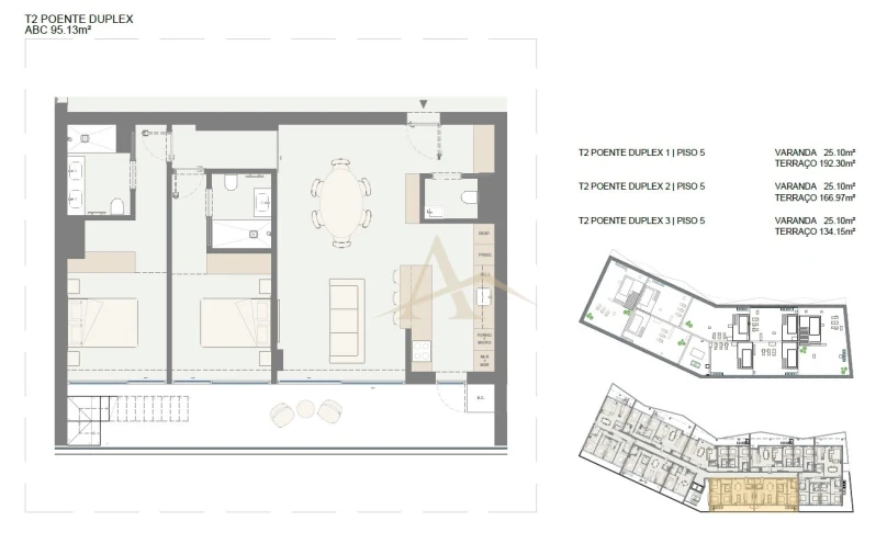 Apartamento T2 para Venda em Oliveira do Douro Planta 1