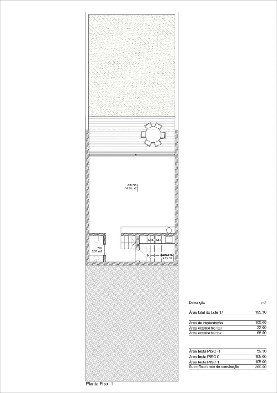 Moradia T3 para Venda em Fânzeres e São Pedro da Cova Planta 2