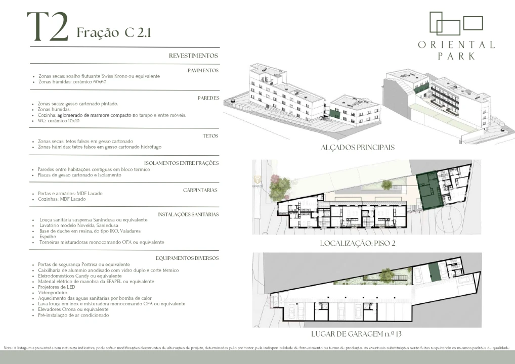 Apartamento T2 para Venda em Campanhã Planta 2