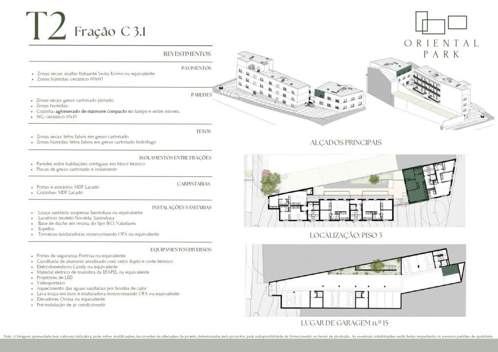 Apartamento T2 para Venda em Campanhã Planta 2