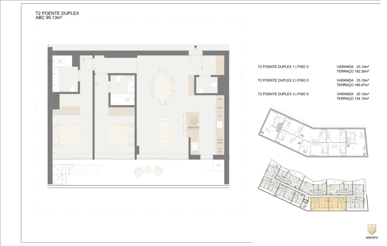 Apartamento T2 para Venda em Oliveira do Douro Planta 1