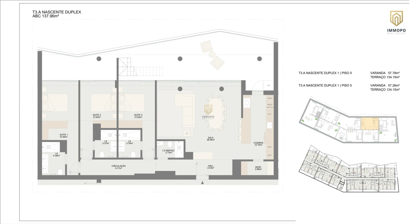Apartamento T3 para Venda em Oliveira do Douro Foto 46