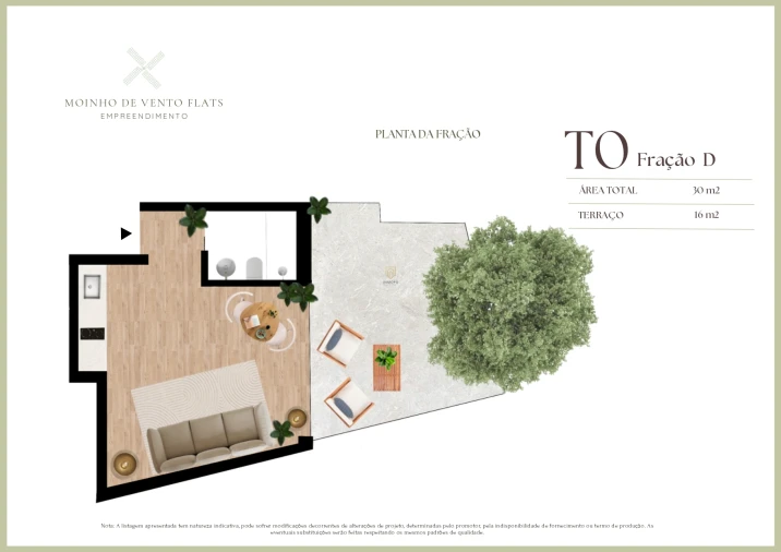 Apartamento T0 para Venda em Matosinhos e Leça da Palmeira Planta 1