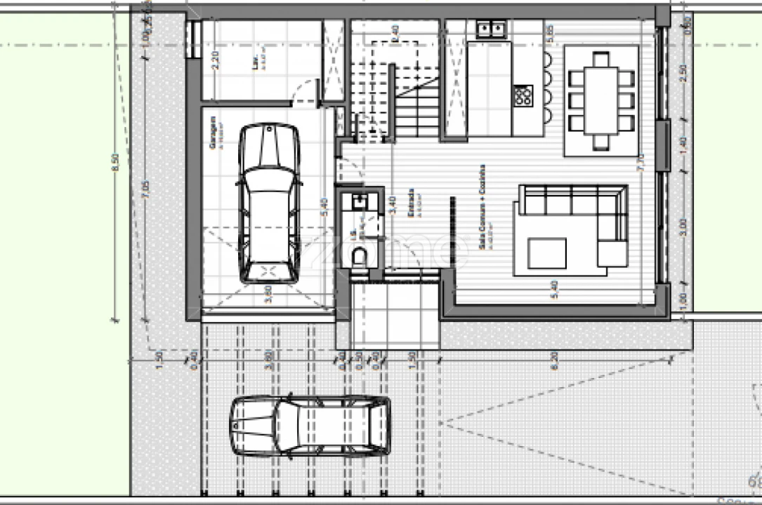 Moradia T4 para Venda em Palmeira Planta 2