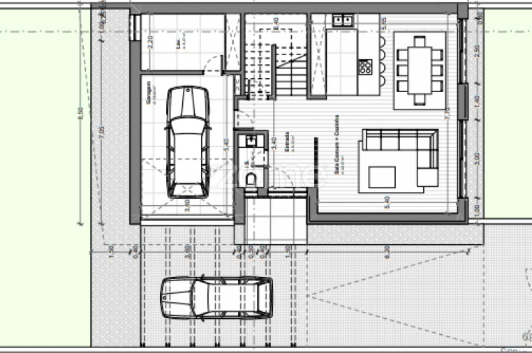 Moradia T4 para Venda em Palmeira Planta 2