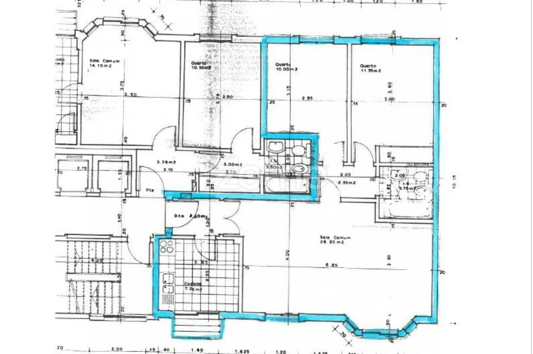 Apartamento T2 para Venda em Rio de Mouro Planta 2