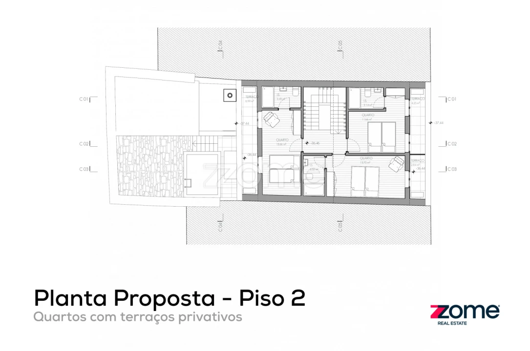 Moradia T9 para Venda em Ponta Delgada (São Sebastião) Planta 3
