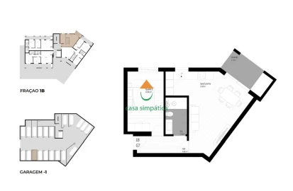 Apartamento T1 para Venda em Pedrouços