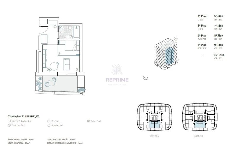 Apartamento T1 para Venda em Paranhos Foto 5