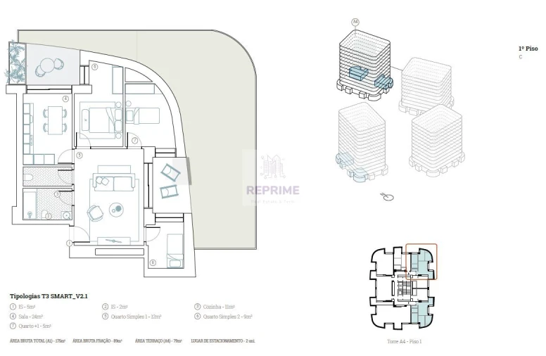 Apartamento T3 para Venda em Paranhos Foto 5