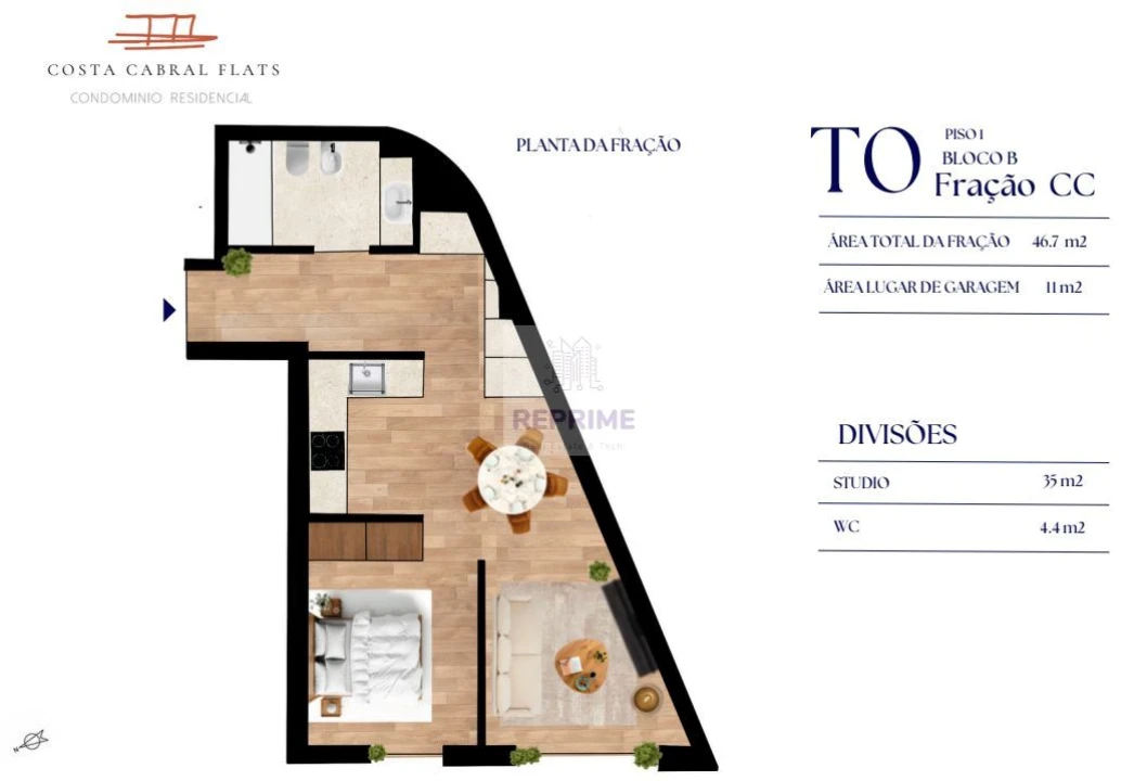 Apartamento T1 para Venda em Bonfim Foto 9
