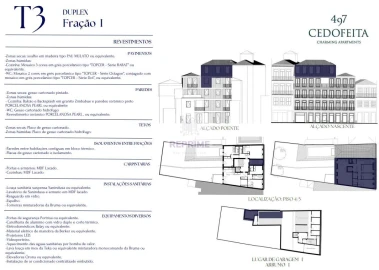Apartamento T3 para Venda em Cedofeita, Santo Ildefonso, Sé, Miragaia, São Nicolau e Vitória