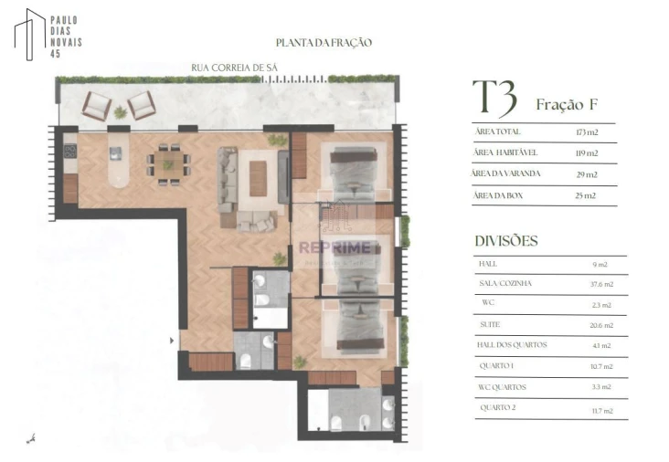 Apartamento T3 para Venda em Aldoar, Foz do Douro e Nevogilde Foto 9