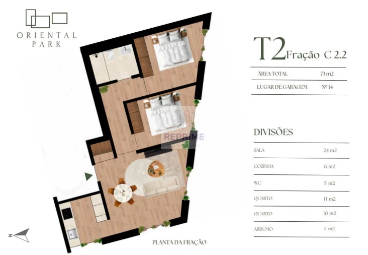 Apartamento T2 para Venda em Campanhã Foto 5