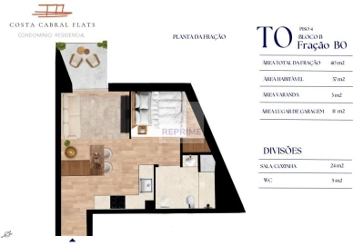 Apartamento T1 para Venda em Bonfim