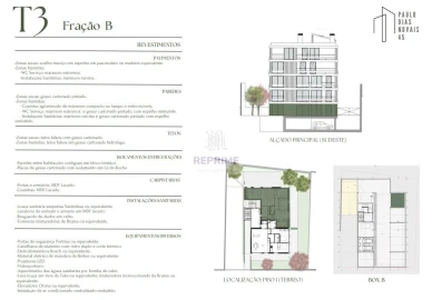 Apartamento T3 para Venda em Aldoar, Foz do Douro e Nevogilde