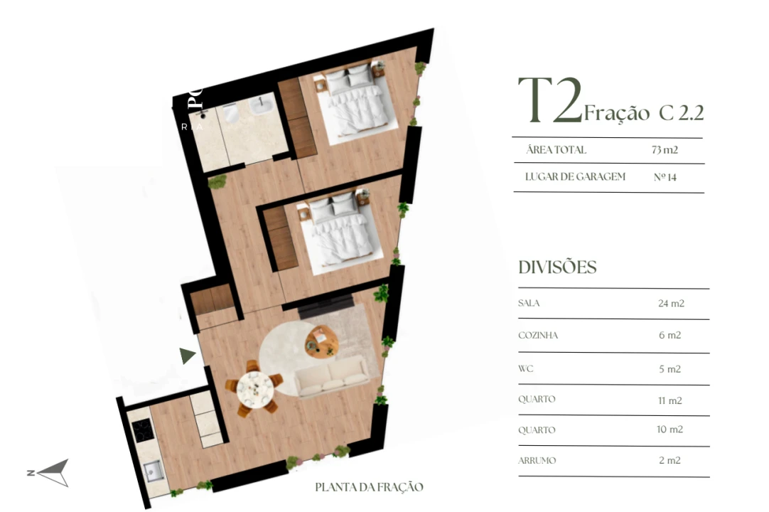 Apartamento T2 para Venda em Campanhã Foto 6