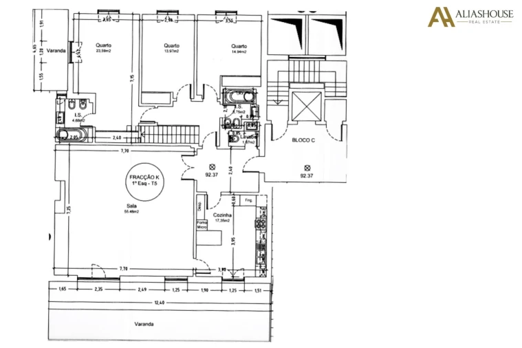 Apartamento T5 para Venda em Alcabideche Planta 1