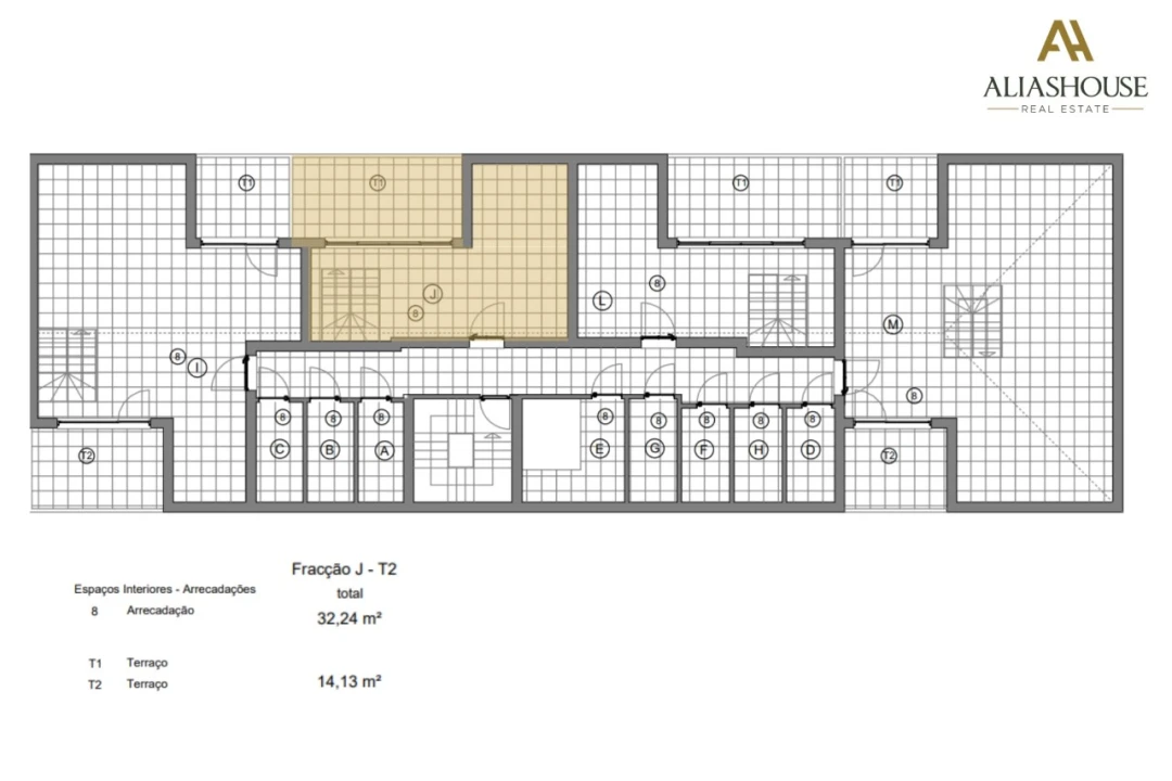 Apartamento T2 para Venda em Atouguia da Baleia Planta 3