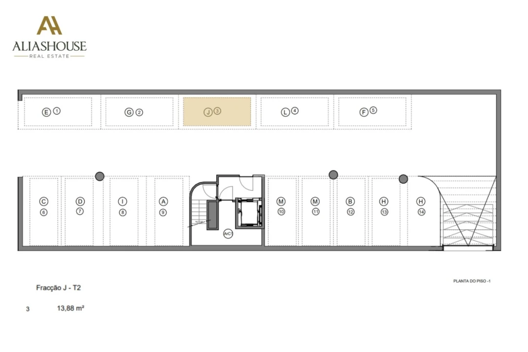 Apartamento T2 para Venda em Atouguia da Baleia Planta 2