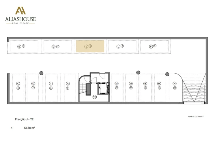 Apartamento T2 para Venda em Atouguia da Baleia Planta 2