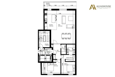 Apartamento T2 para Venda em Carcavelos e Parede