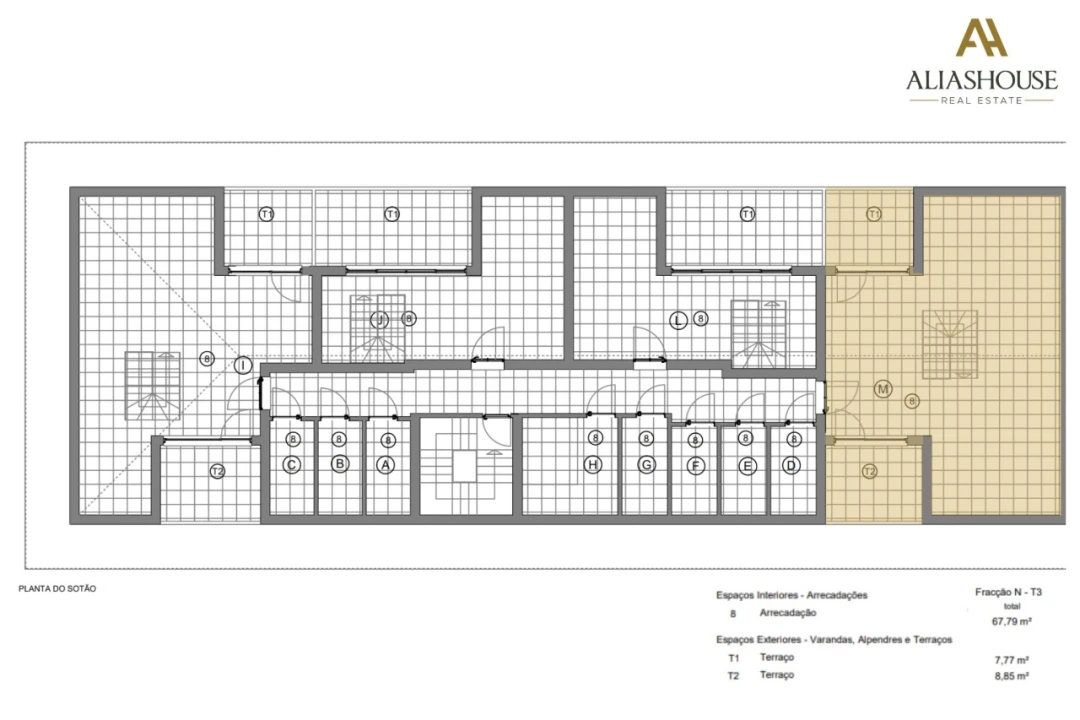 Apartamento T3 para Venda em Atouguia da Baleia Planta 3