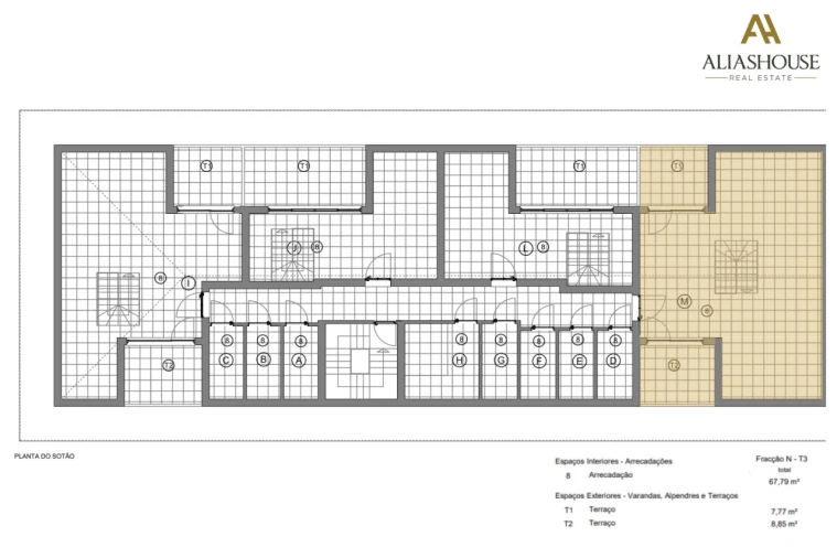 Apartamento T3 para Venda em Atouguia da Baleia Planta 3