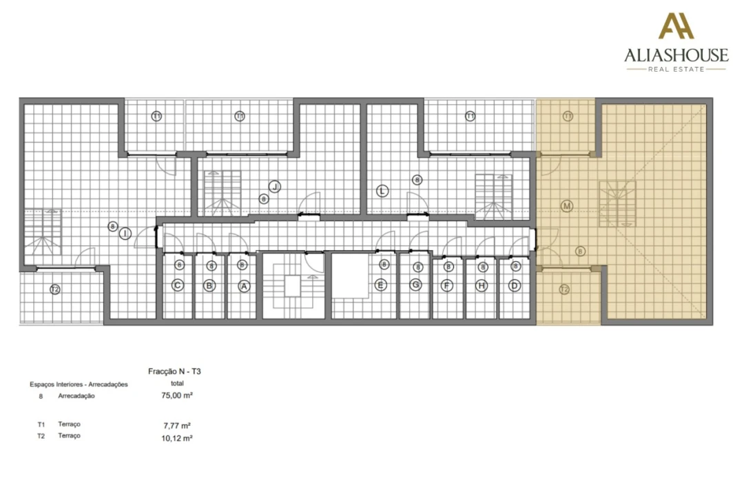 Apartamento T3 para Venda em Atouguia da Baleia Planta 3