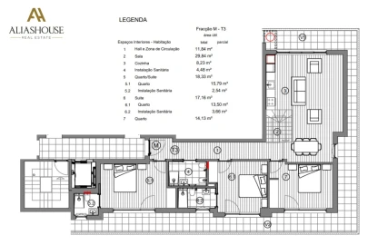 Apartamento T3 para Venda em Atouguia da Baleia