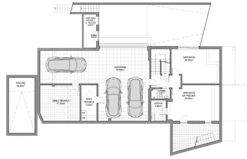 Moradia T5 para Venda em Cascais e Estoril Planta 3