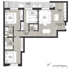 Apartamento T3 para Venda em Almancil