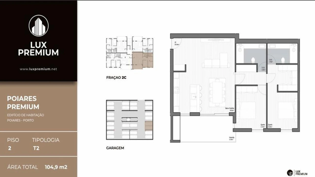Apartamento T2 para Venda em Poiares (Santo Andre) Foto 6