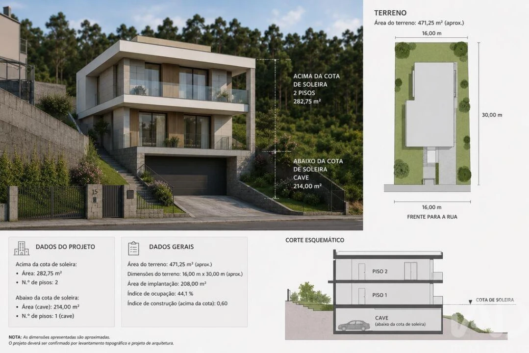 Terreno para Venda em Laundos Foto 1