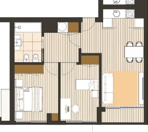 Apartamento T2 para Venda em Pedrouços